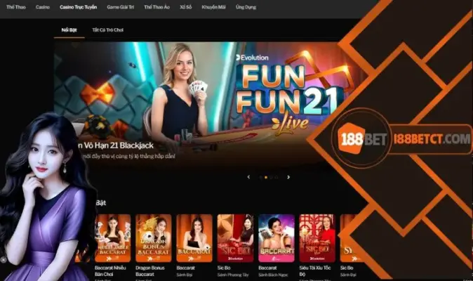 Hoàn trả cược Casino trực tuyến tại 188Bet đang rất thu hút, nhanh tay khám phá! 4